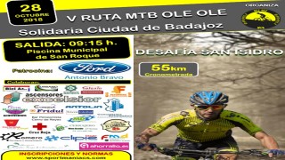 V RUTA MTB OLE OLE Solidaria Ciudad de Badajoz
