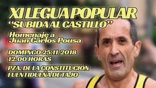 XI LEGUA POPULAR “SUBIDA AL CASTILLO”
