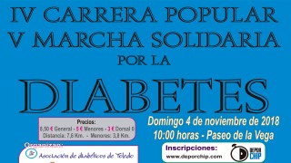 IV CARRERA POPULAR Y  V MARCHA SOLIDARIA POR LA DIABETES