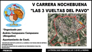 V Carrera Nochebuena " LAS 3 VUELTAS DEL PAVO "