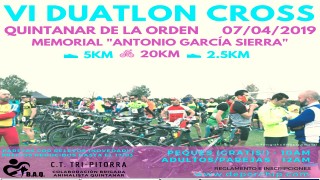VI DUATLÓN CROSS DE QUINTANAR DE LA ORDEN