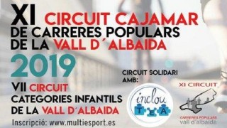 INSCRIPCIÓ AL XI CIRCUIT CAJAMAR DE CARRERES POPULARS DE LA VALL D´ALBAIDA 2019