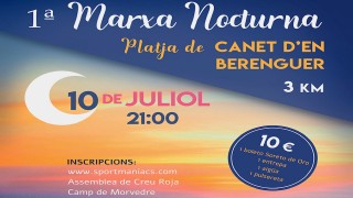1ª MARXA NOCTURNA PLATJA DE CANET D´EN BERENGUER