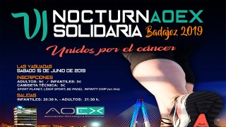 VI Carrera Solidaria Nocturna AOEX - Badajoz 2019