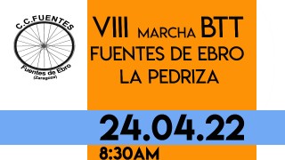 VIII BTT LA PEDRIZA FUENTES DE EBRO