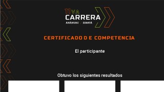 11va. CARRERA ANÁHUAC-ZIBATÁ 2023