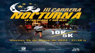 CARRERA NOCTURNA LA CANDELARIA Y SAN BLAS 2024