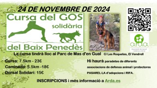 Cursa del Gos solidària del Baix Penedès