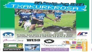 Lau Urrats txakurkros eta Trail lasterketa 2024