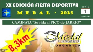 CAMINATA "SUBIDA AL PICO JARRIO" MEDAL 2025