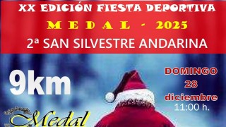 2ª SAN SILVESTRE ANDARINA - MEDAL 2025