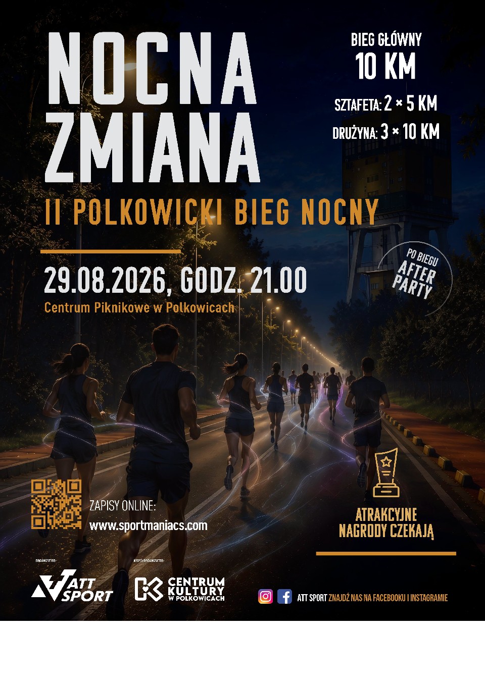 Nocna Zmiana - Polkowicki Bieg Nocny