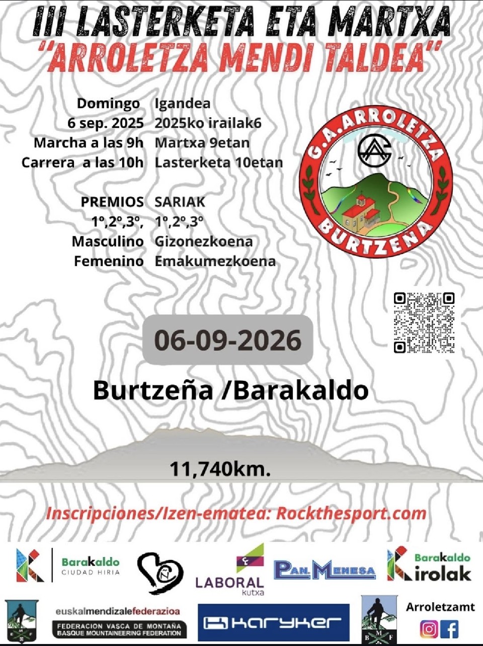 Carrera de Montaña Arroletza Mendi Taldea