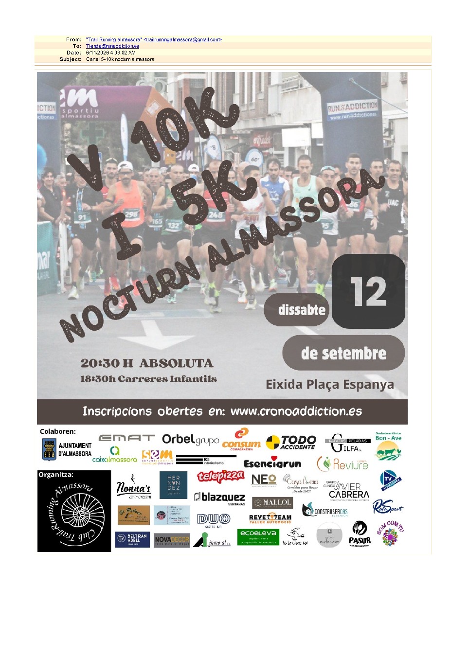 10K Nocturno Almassora