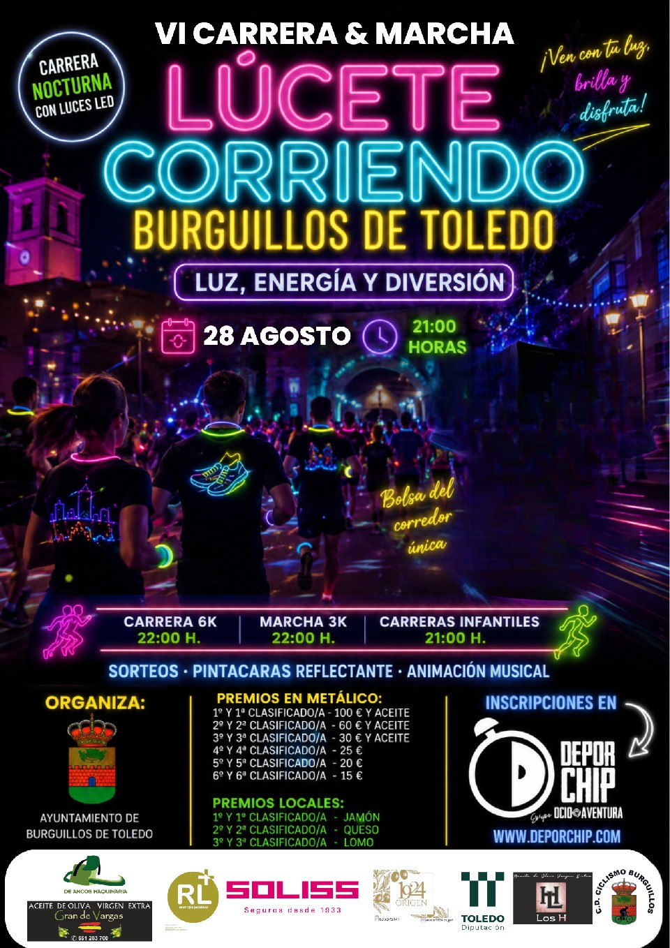 Carrera & Marcha Lúcete Corriendo Burguillos de Toledo