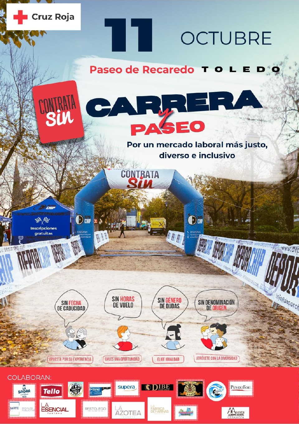 Carrera y Paseo Cruz Roja Toledo