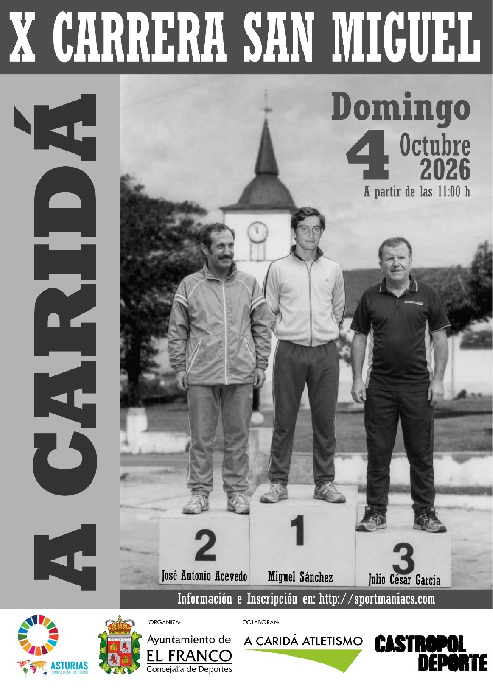 Cartel de X Carrera Popular San Miguel 2026