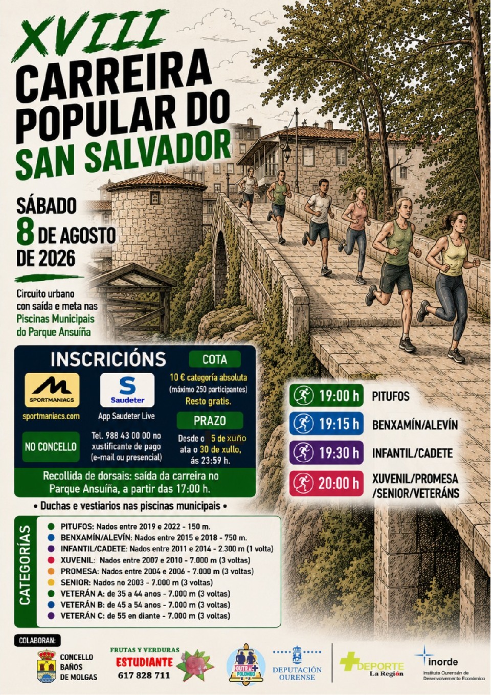 Carreira Popular do San Salvador Baños de Molgas