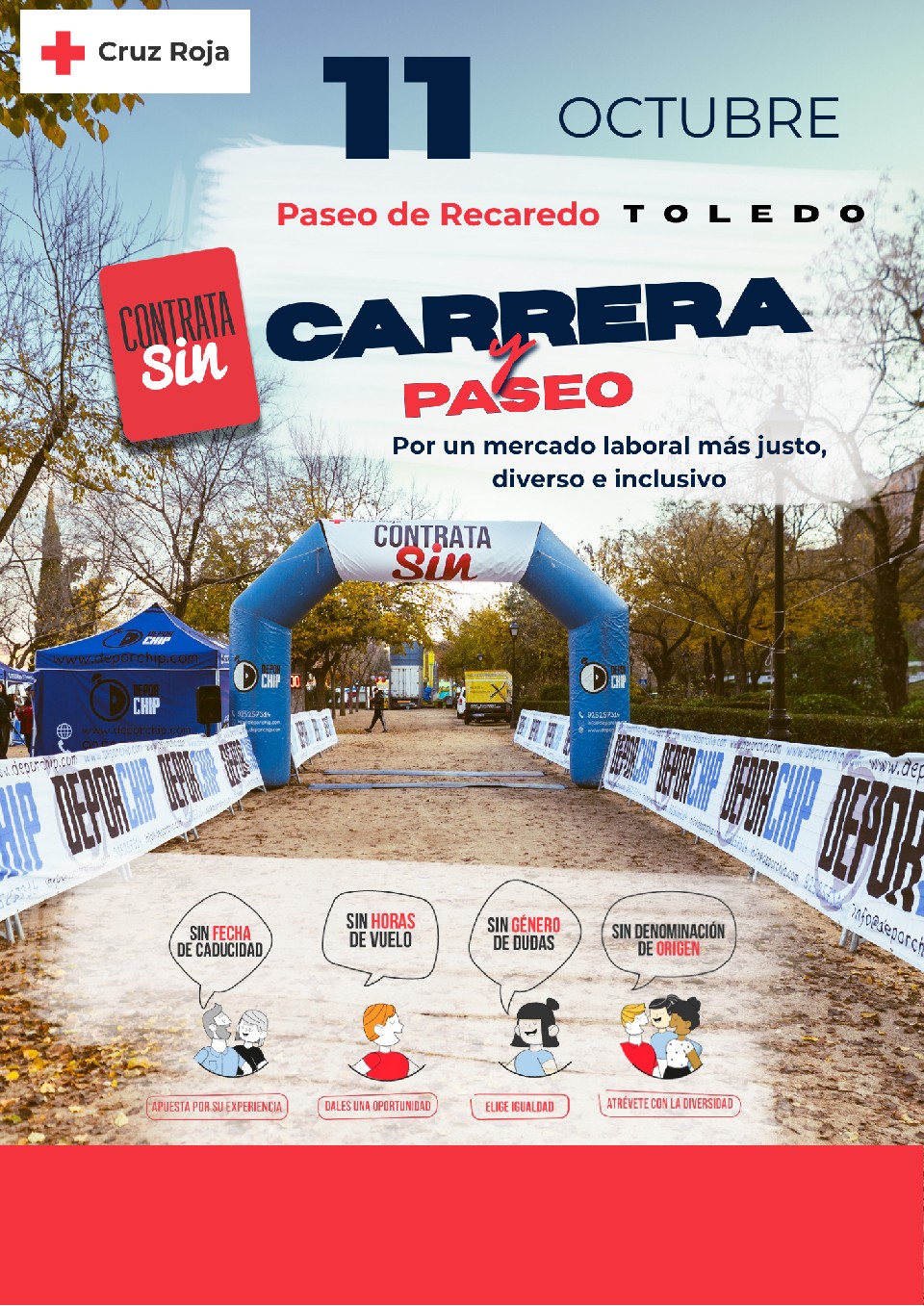 Carrera y Paseo Cruz Roja Toledo