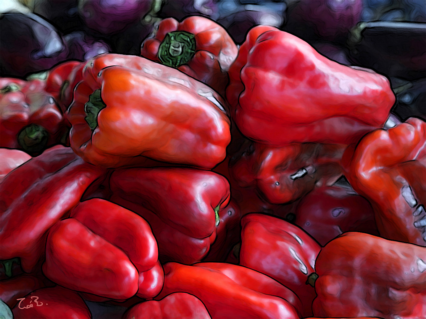 Yummy Eats | Red_pepper_signed_copy_16x12.jpg