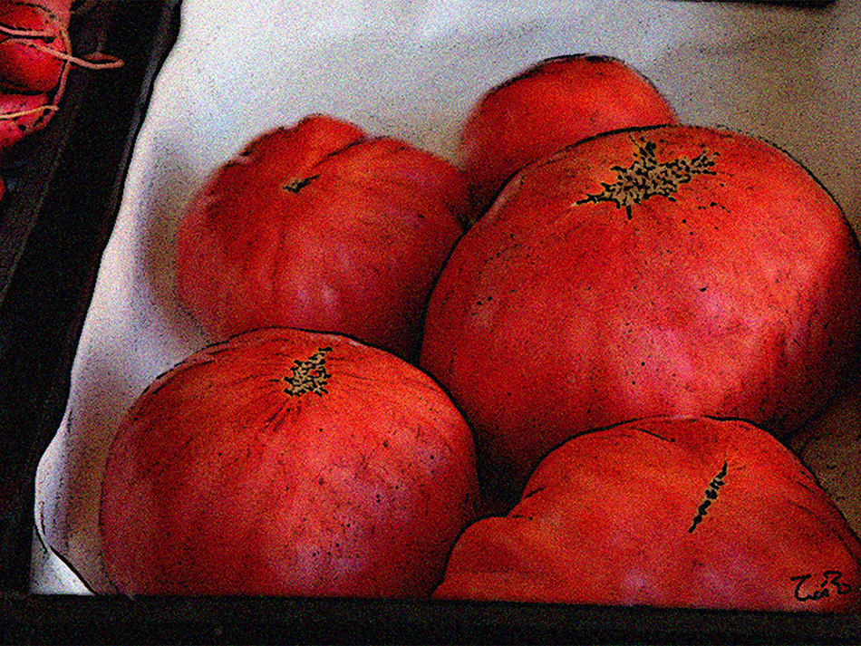 Yummy Eats | spanish_tomatoes_poster_16x12.jpg