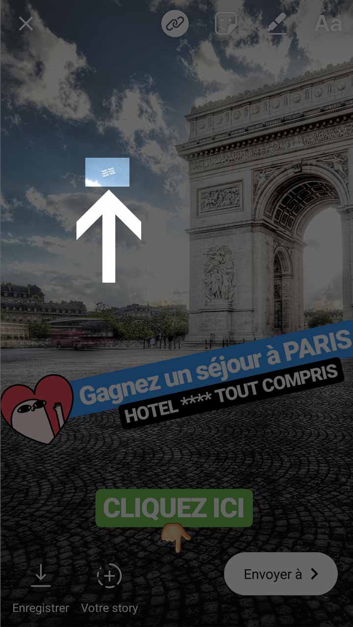 swipe up instagram