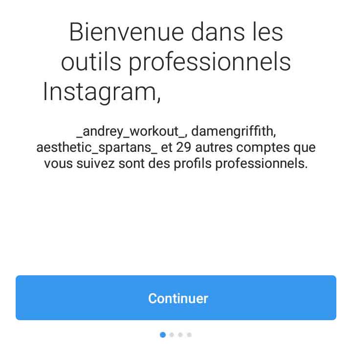 profil professionnel instagram gratuit