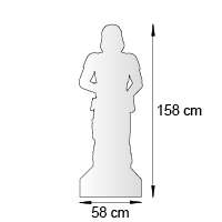 Silhouette format 58x158 cm