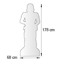 Silhouette format 68x178 cm