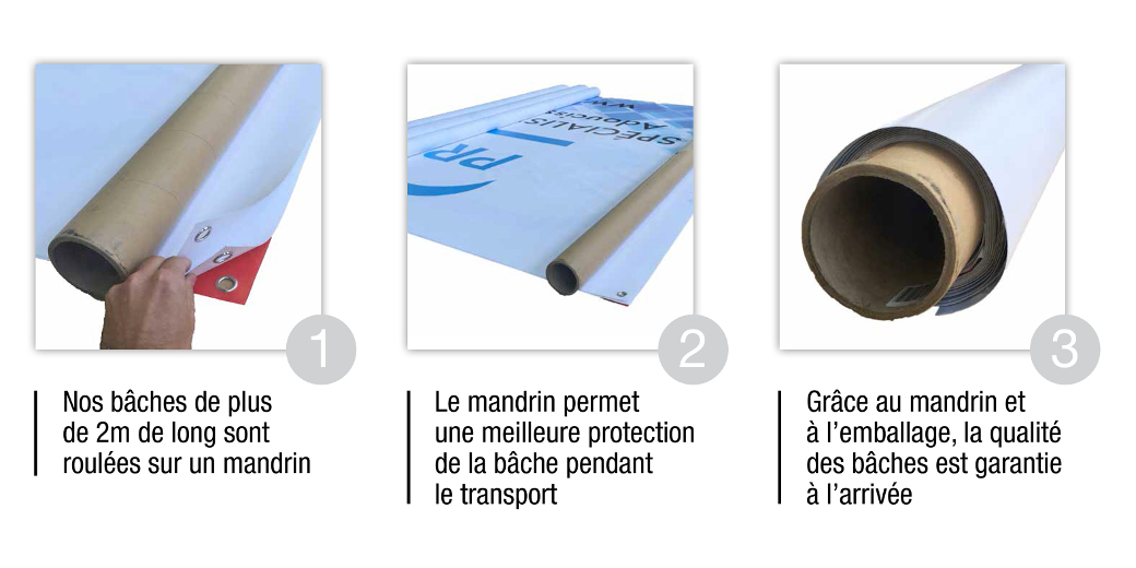 mandrin grandes baches