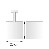 Stop rayon format 20 cm