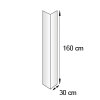 Coin de palette format 30x160 cm