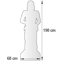 Silhouette format 68x198 cm