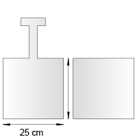Stop rayon format 25 cm