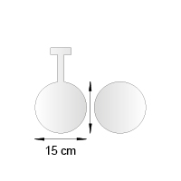 Stop rayon diamètre 15 cm