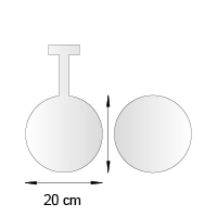 Stop rayon diamètre 20 cm