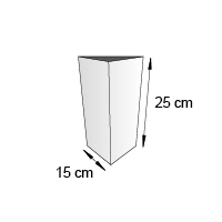 Triptyque de comptoir format 15x25 cm