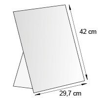 Chevalet de comptoir format A3