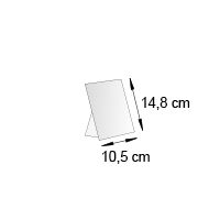 Chevalet de comptoir format A6