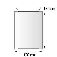 Kakemono format 60x120 cm