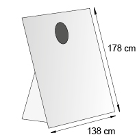 Photocall format 138x178 cm