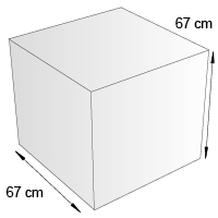 Cube de sol format 67 cm
