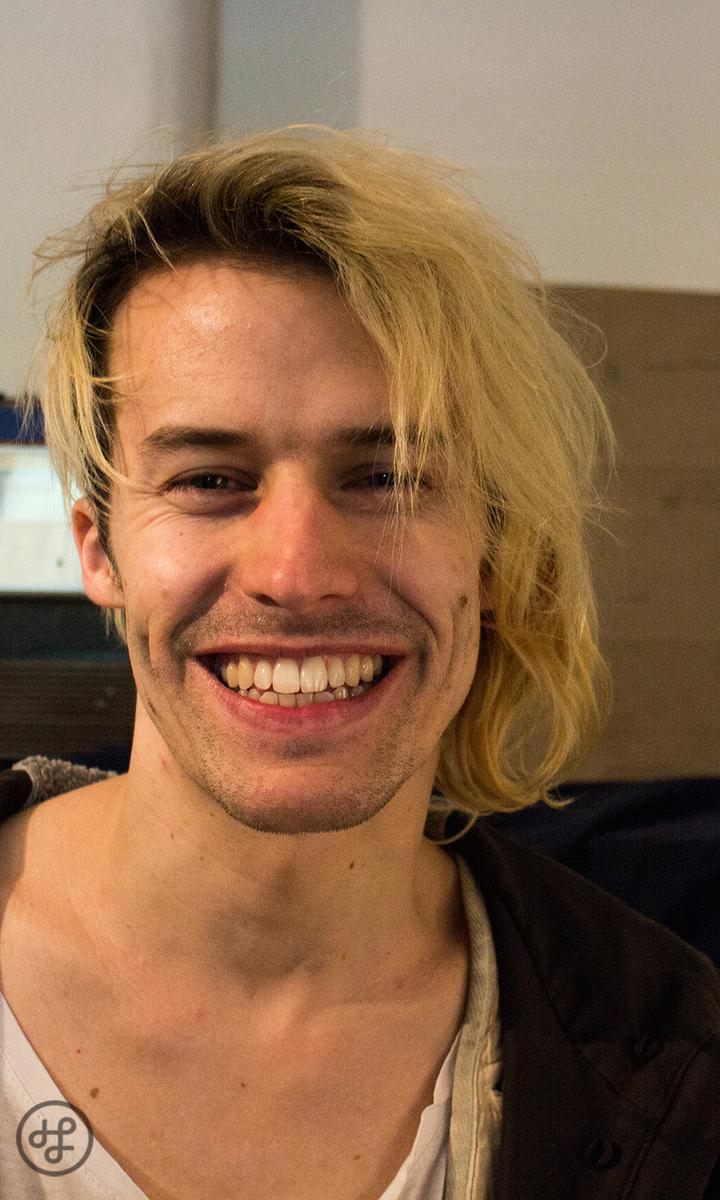 Tobias Jundt - gut gelaunt im Studio