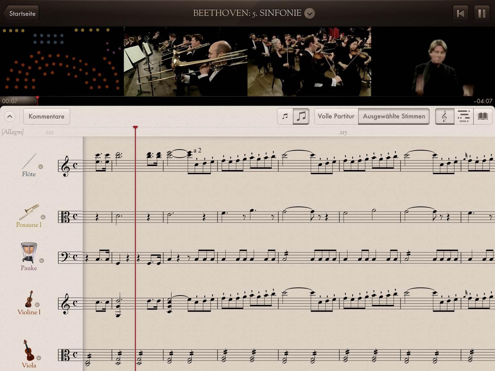Das Orchester Screen 4