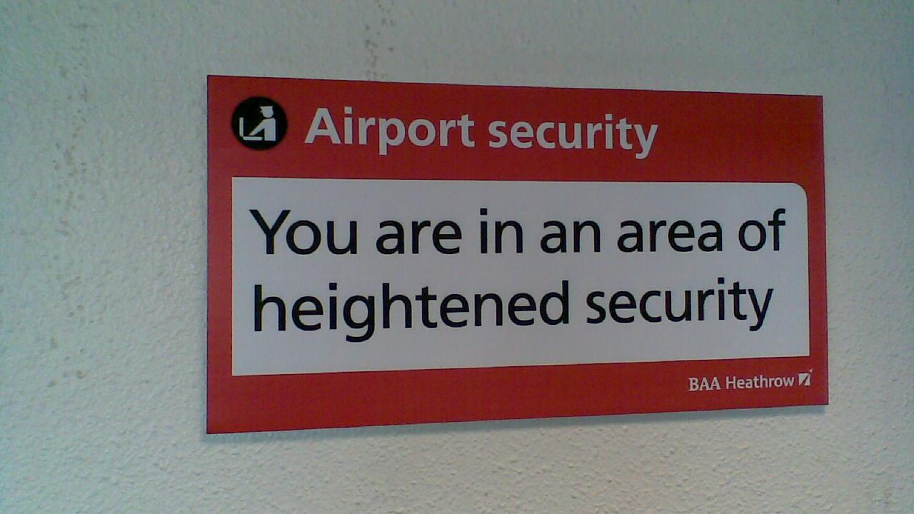 Flughafen Sicherheit