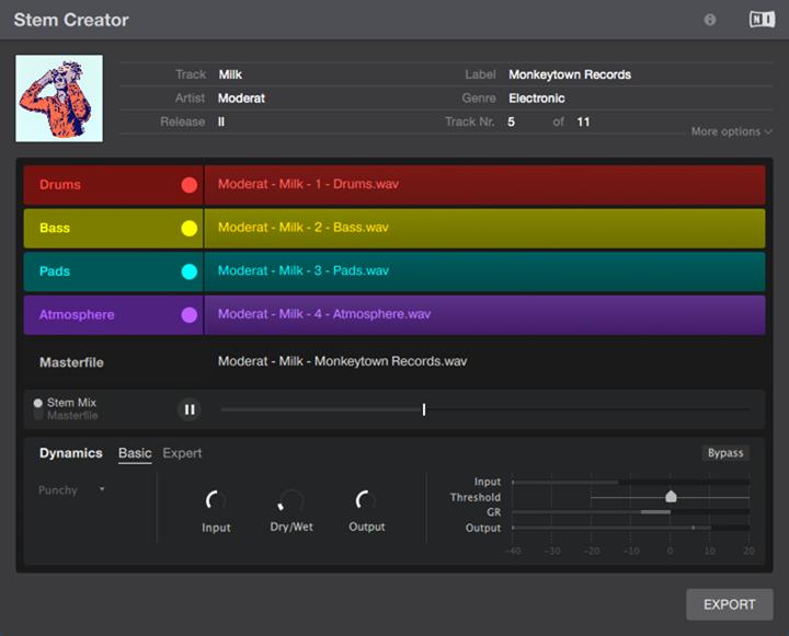 Stems Creator Tool