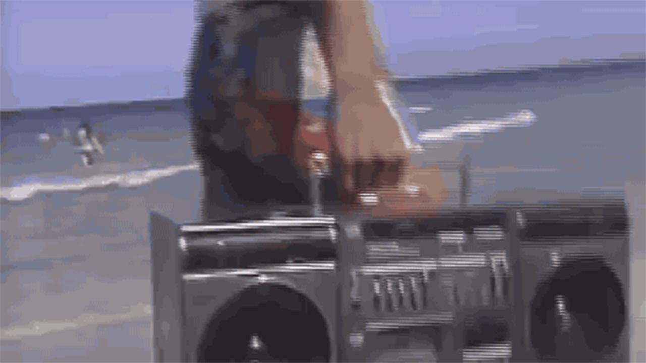 Ghettoblaster Beach Walkman Lead