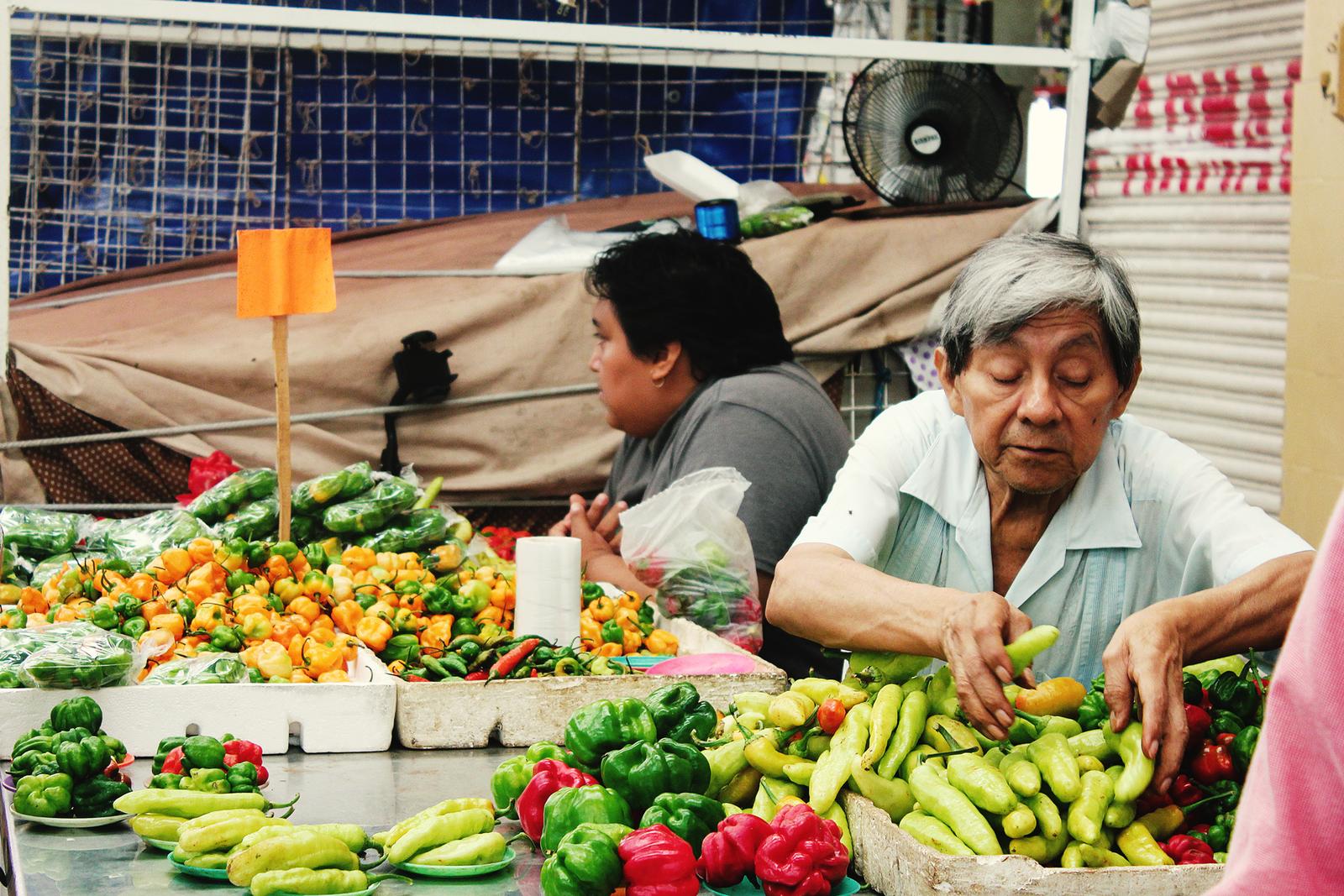 Mexiko Markt Chili alt start