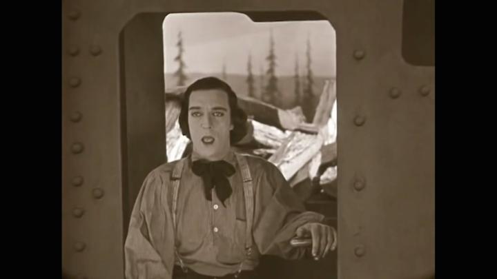 Buster Keaton Train LL14022016