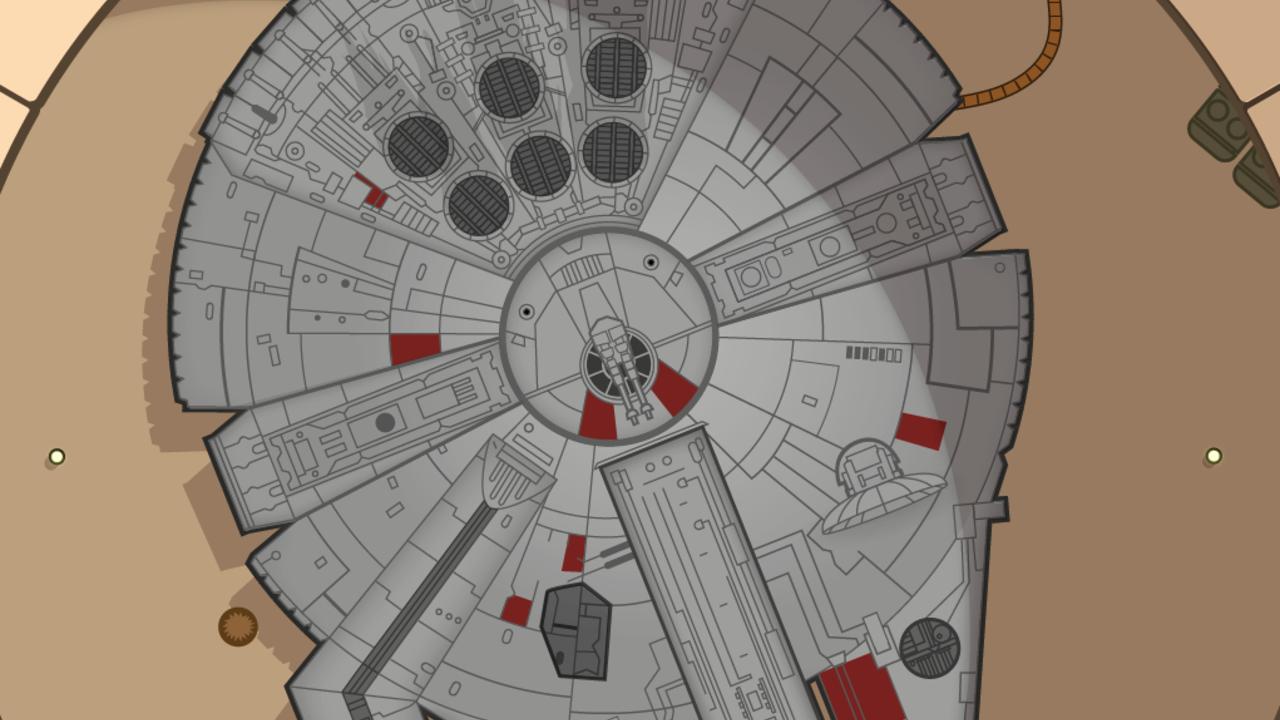 Star Wars Infografik Scoll Start